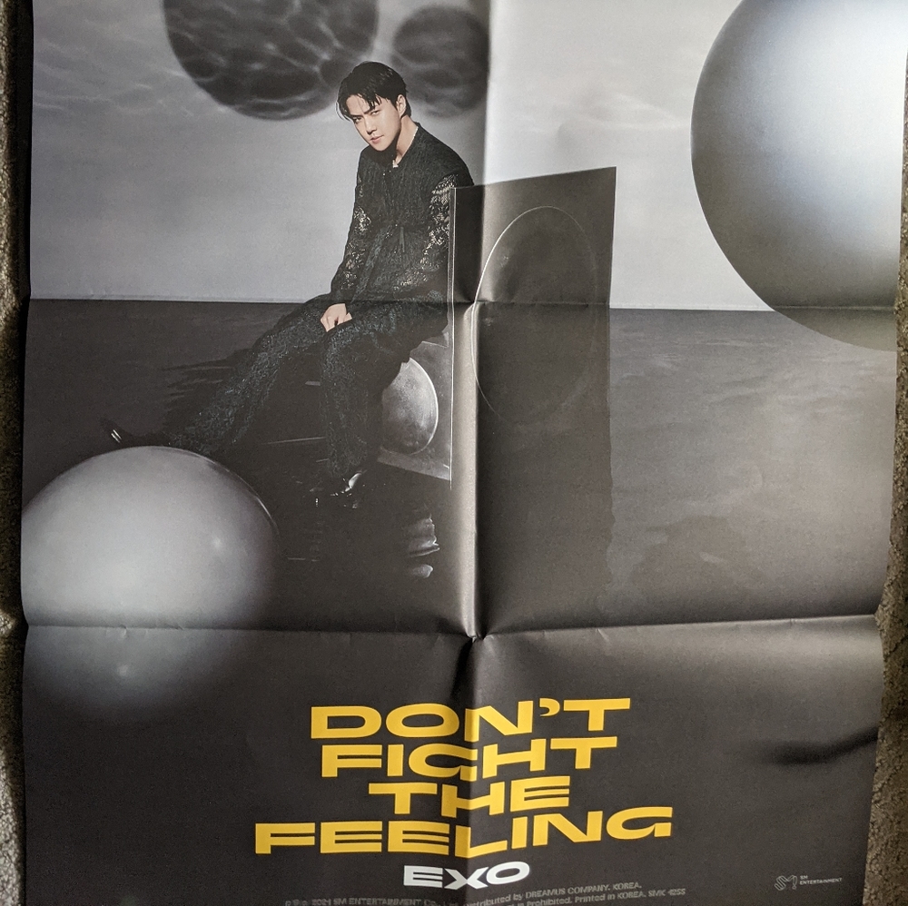 EXO Don't Fight The Feeling Poster KPop